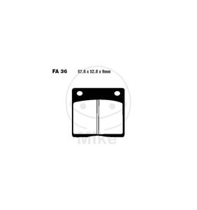 Klocki hamulcowe ty EBC FA036V (komplet 2 szt.) do Suzuki GS 500, GS 500 H, GS 500 F, GS 500 FH, GS 500 U, GS 500 HU, GS 500 - 2873434975