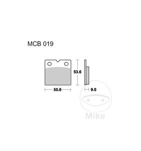 Klocki hamulcowe TRW Lucas MCB19SV (2 szt.) do Benelli Sei 750, Sei 900, Sei 900 Sport K 75, K 75 C, K 75 S, K 75, K 75 C, K 75 - 2876494510