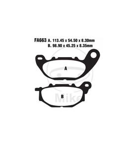 Komplet klockw hamulcowych EBC FA663HH (komplet 2 szt.) do Yamaha MT-03 320 A ABS, YZF-R3 320 A ABS - 2873435849