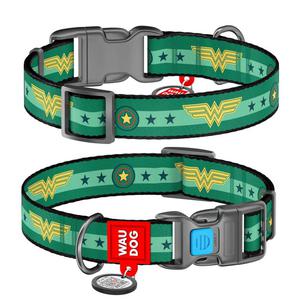 WauDog NYLON - obroa, design "Wonder Woman 2"+ Smart ID - 2860546501