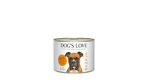 DOG'S LOVE Pute - indyk z jabkami, cukini i olejem z orzechw woskich (200g) - 2872318484