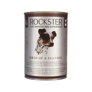 ROCKSTER BIRDS OF A FEATHER BIO kurczak & BIO indyk 400g - 2860546288