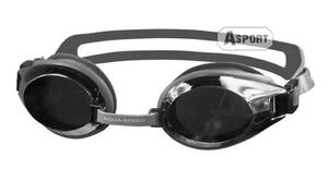 Okulary pywackie lustrzanki CHALLENGE srebrne Aqua-Speed