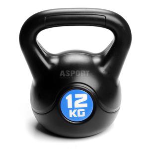 Hantel bitumiczny, odwanik KETTLEBELL 12kg Meteor - 2824074077