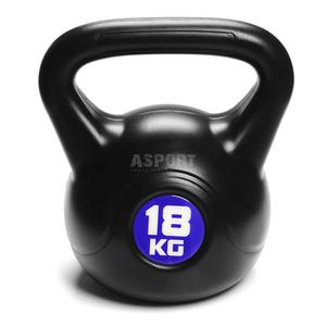 Hantel bitumiczny, odwanik KETTLEBELL 18kg Meteor - 2844308391