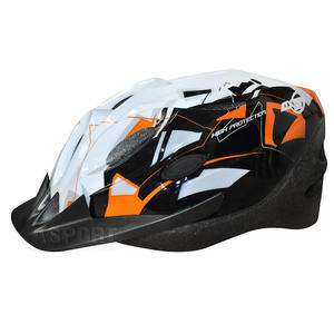 Kask ochronny, rowerowy, na rolki, z daszkiem COOPER WHITE Axer Rozmiar: 58-61 - 2824074139