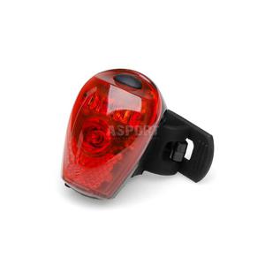 Lampka rowerowa tylna, 3 diody LED + USB + klips BIKE PRO Mactronic