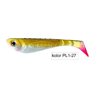 Przynta mikka RIPPER DIVER 9cm 25szt. Robinson Kolor: zielono-pomaraczowy + brokat - 2824077769