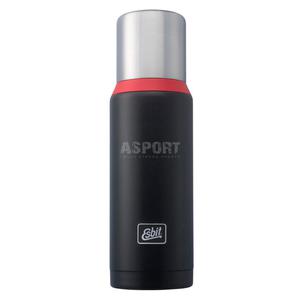 Termos ze stali nierdzewnej VACUUM FLASK PLUS 1L black/red Esbit - 2824078026