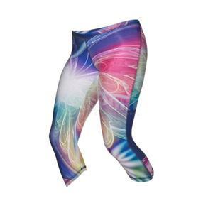 Legginsy damskie, rybaczki, do taca, na zumb ELFS 3/4 Feel Joy! Rozmiar: M Kolor: multikolor - 2824079303