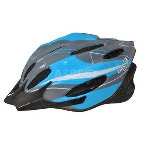 Kask ochronny, rowerowy, na rolki, z daszkiem VOYAGER SHINY BLUE Axer Rozmiar: 56-58 - 2824079389