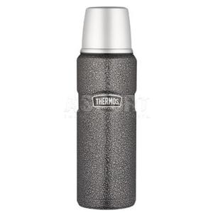 Termos turystyczny, ze stali nierdzewnej KING 470ml szary Thermos - 2848036886