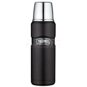 Termos turystyczny, ze stali nierdzewnej KING 470ml czarny Thermos - 2844735593