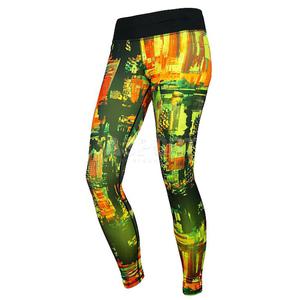 Legginsy damskie, fitness, do taca, pas z kieszonkami GOTHAM Feel Joy! Rozmiar: S Kolor: limonkowy - 2824081568