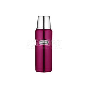 Termos turystyczny ze stali nierdzewnej KING 470 ml malinowy Thermos - 2843392795