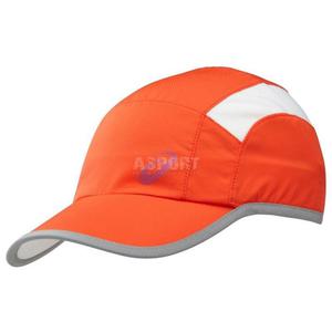 Czapka z daszkiem, biegowa RUNNING CAP czerwona Asics - 2824084725