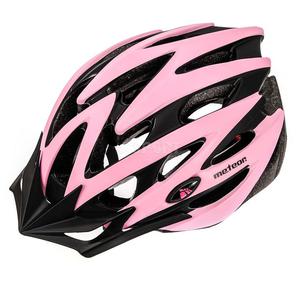 Kask damski, rowerowy, szosowy, na rolki MV29 pink/black Meteor Rozmiar: 55-58 - 2824085410