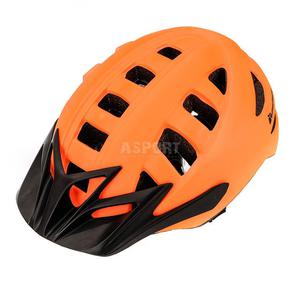 Kask ochronny, rowerowy, na rolki, z daszkiem MA-5 orange Meteor Rozmiar: 55-58 - 2824085440