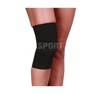 Opaska elastyczna stawu kolanowego, bezszwowa, czarna Rozmiar: L