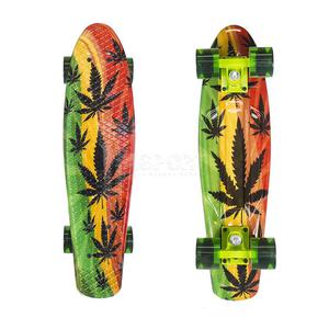 Deskorolka, pennyboard STREET ART REGGAE 56cm Nils Extreme