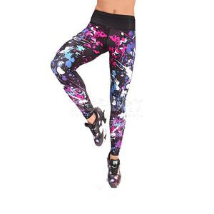 Legginsy damskie, spodnie, na fitness, do taca POWERFUL 2skin Rozmiar: S Kolor: wielokolorowy - 2844992730