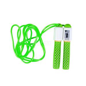 Skakanka z licznikiem, regulowana 270cm COUNTER ROPE zielona Spokey