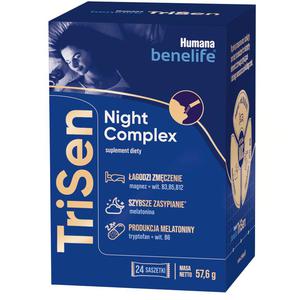 Suplement diety TriSen Night Complex Humana benelife 24 saszetki - 2875890148