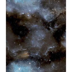 Good Vibes Tapeta Galaxy with Stars, niebiesko-czarna - 2874619346