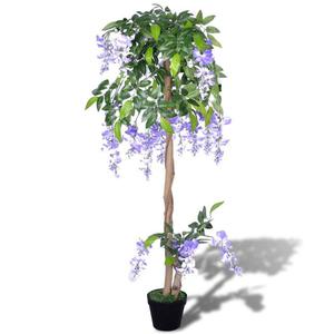 Sztuczna wisteria 120 cm z doniczk - 2874614515