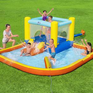 Bestway Dmuchany zamek dla dzieci z basenem H2OGO Beach Bounce - 2875742144