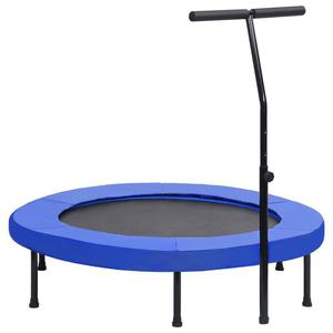 VidaXL Trampolina fitness z uchwytem i nakadk ochronn, 122 cm - 2877079502