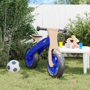 VidaXL Rowerek biegowy dla dzieci, opony pneumatyczne, niebieski - 2877080192