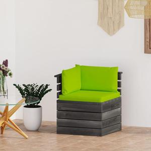 VidaXL Ogrodowa sofa narona z palet, z poduszkami, drewno sosnowe - 2877082053
