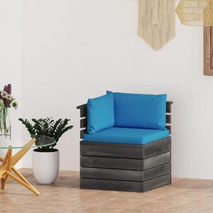 VidaXL Ogrodowa sofa narona z palet, z poduszkami, drewno sosnowe - 2877082056