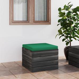 VidaXL Ogrodowy stoek z palet z poduszk, drewno sosnowe - 2877082070