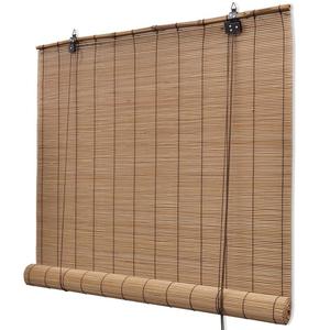 VidaXL Rolety bambusowe, 150 x 220 cm, brzowe - 2874616148