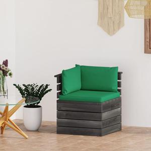 VidaXL Ogrodowa sofa narona z palet, z poduszkami, drewno sosnowe - 2877091851