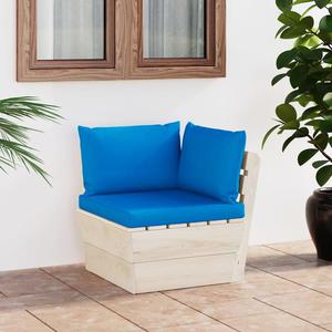 VidaXL Ogrodowa sofa narona z palet z poduszkami, impregnowany wierk - 2877092027