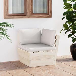 VidaXL Ogrodowa sofa narona z palet z poduszkami, impregnowany wierk - 2877092052