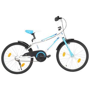 VidaXL Rower dla dzieci, 20 cali, niebiesko-biay - 2877096079