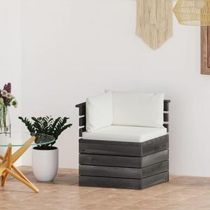 VidaXL Ogrodowa sofa narona z palet, z poduszkami, drewno sosnowe - 2877101991