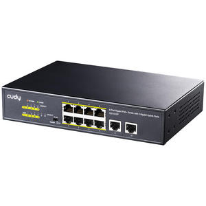 SWITCH PoE+ 10-port GS1010P 120W 1Gbps VLAN CCTV - 2873233334