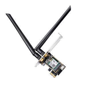 Karta sieciowa PCI-E WiFi 6 AX5400 BT 5.2 2x5 dBi - 2873233377