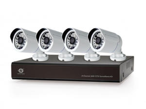 Zestaw CCTV KIT AHD 8CH DVR 4x kamery 1080P - 2873233409