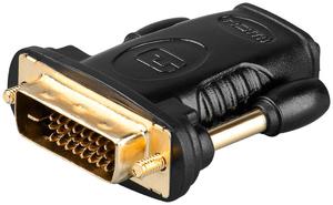 Adapter gniazdo HDMI / wtyk DVI-D 24+1 Goobay - 2874114813