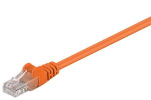 Kabel LAN Patchcord CAT 5E 5m pomaraczowy - 2873234348