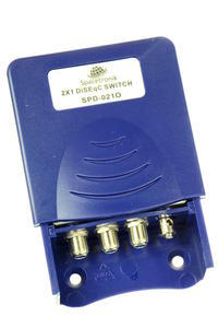 Przecznik DiSEqC Switch 2/1 Spacetronik SPD-021 - 2873236499