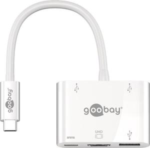 Adapter USB-C na HDMI 3xUSB USB-C Goobay - 2873237485