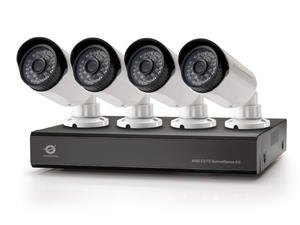 Zestaw CCTV KIT AHD 8CH DVR 4x kamery 720P 1TB - 2873237897