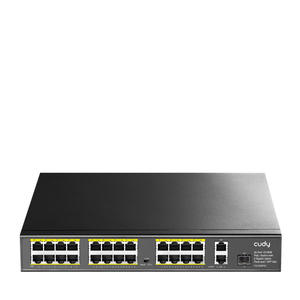 SWITCH PoE+ FS1026PS1 300W 24 +2x Gigabit SFP CCTV - 2874115054